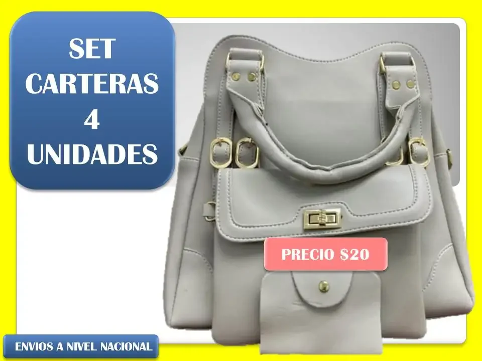 Srt de carteras para dama 