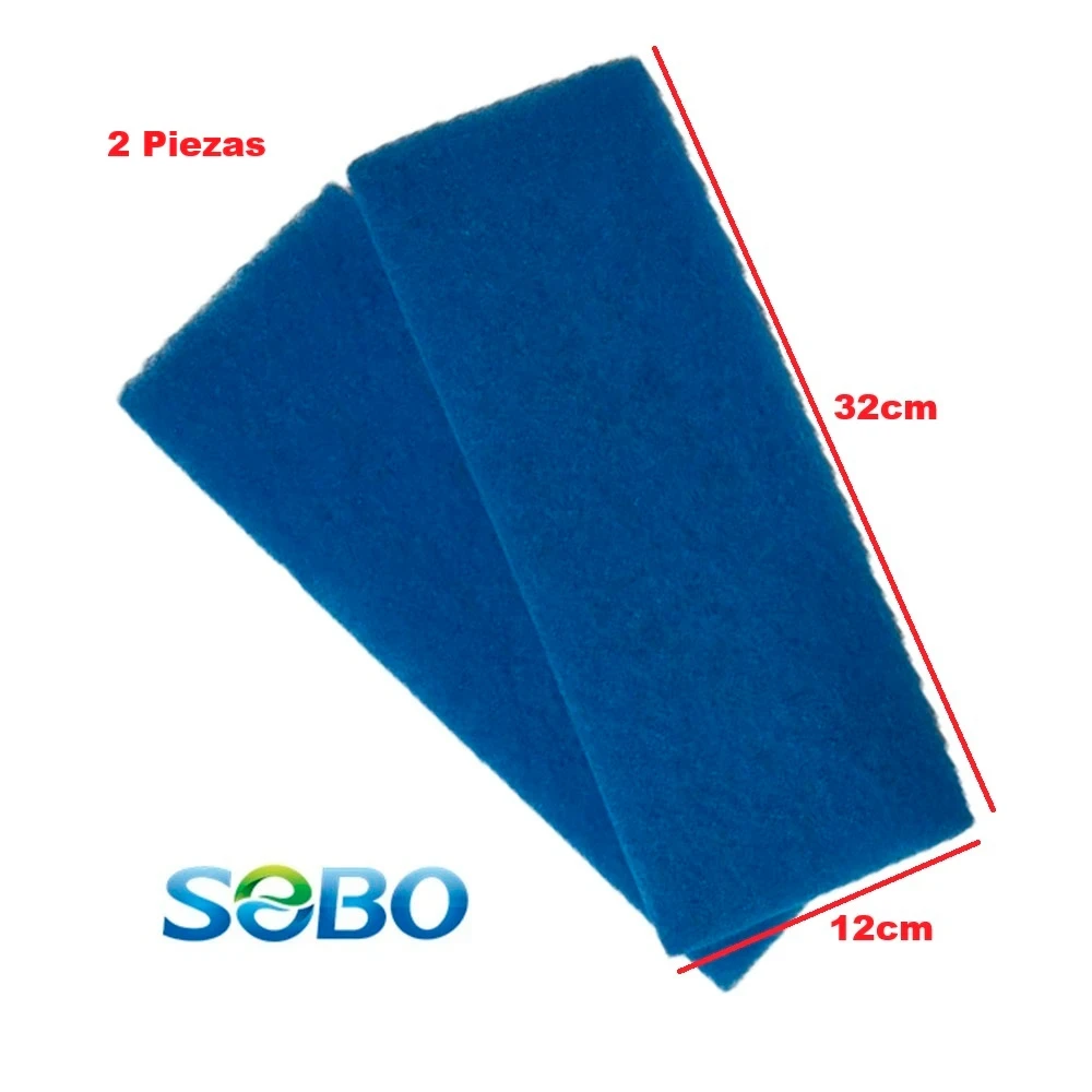 Esponja Biologica Sobo 2 Piezas 32x12cm Azul 2