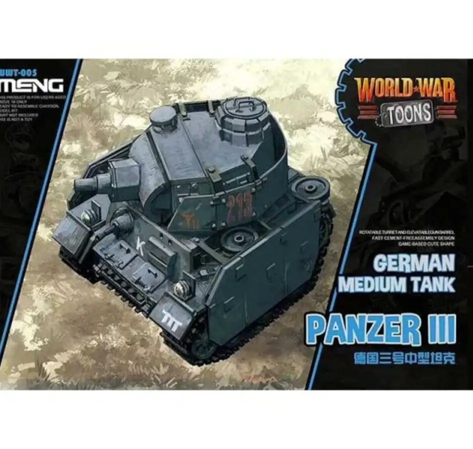Meng Model World War Toons German Medium Tank Panzer III