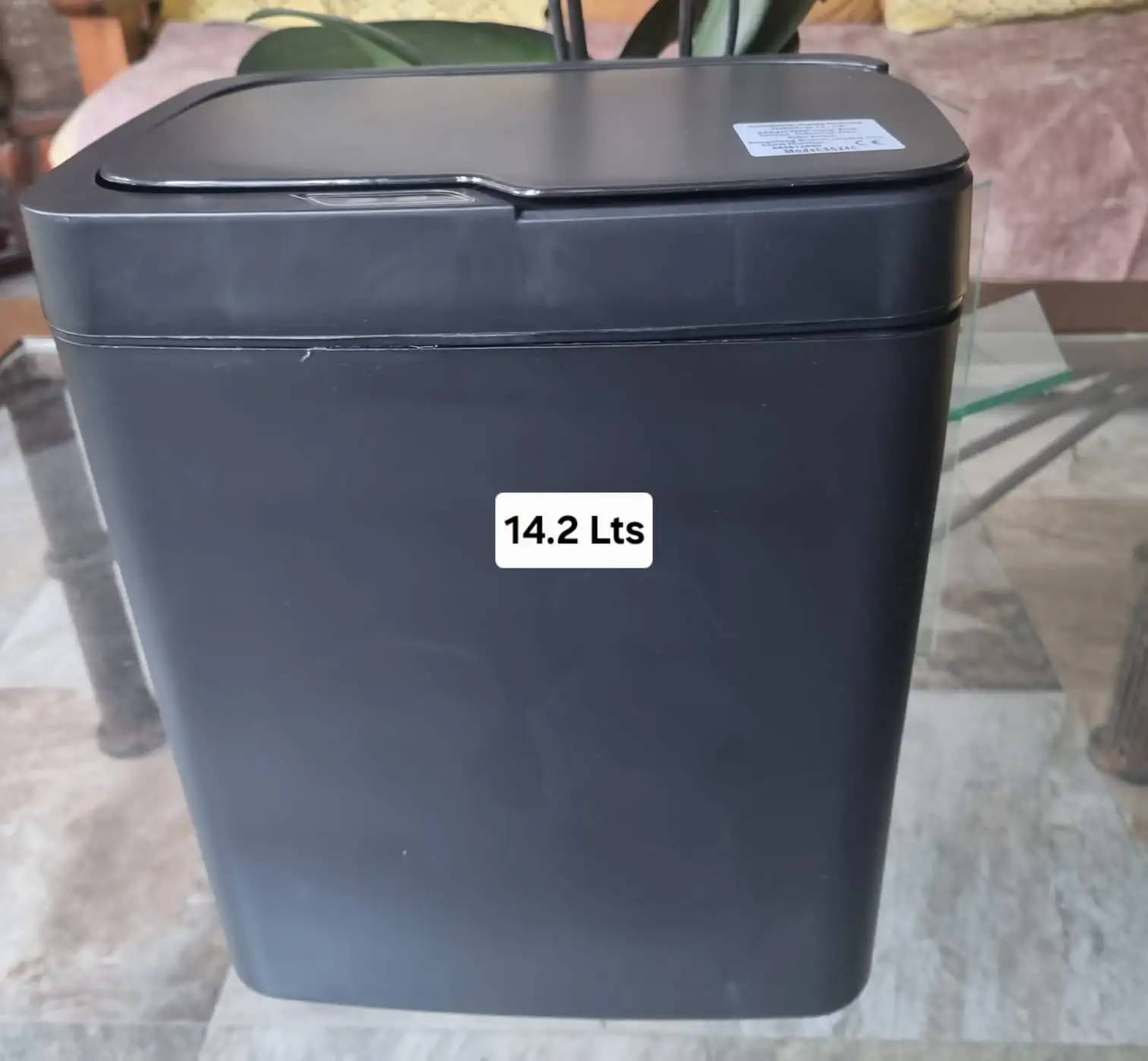 Cesto para basura 14.2 L tapa inteligente