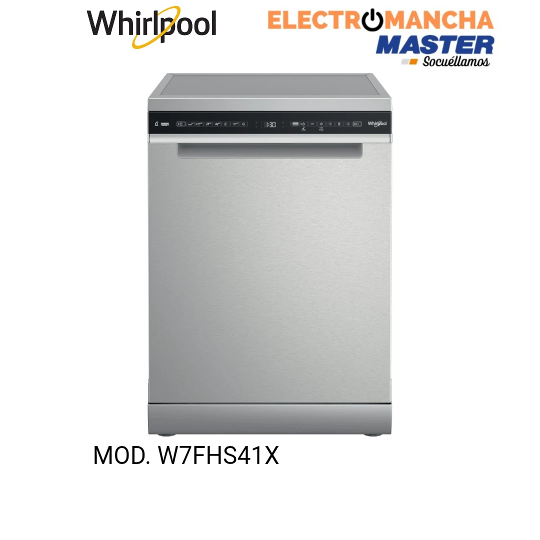 LAVAVAJILLAS WHIRLPOOL W7FHS41X INOX 3 BANDEJA CLASE C 