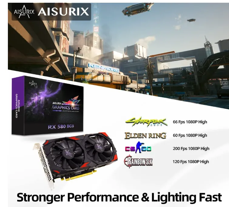 Tarjeta de video Radeon RX 580 3