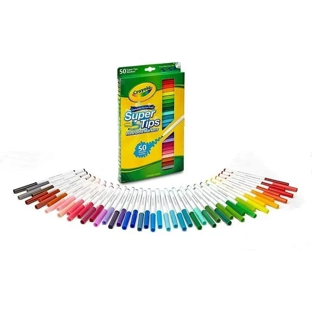super tips plumines  crayola c/50 colores 2