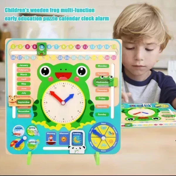 Reloj calendario cognitivo sapito 2