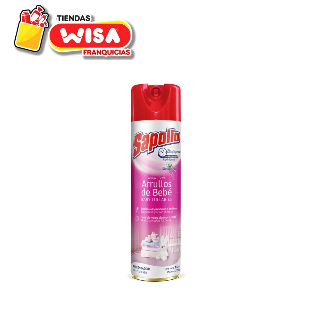 Ambientador Sapolio Arrullos de Bebé 360 ML