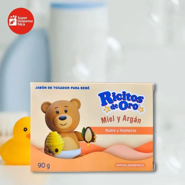 Jabón De Baño Ricitos De Oro Miel 90g