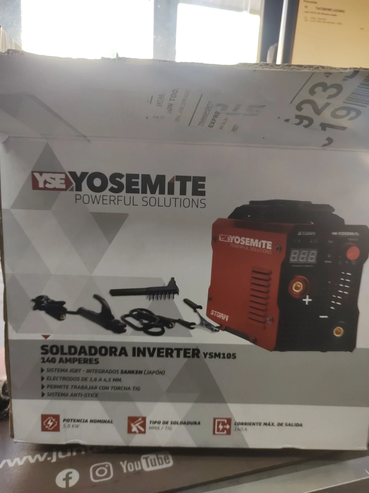 SOLDADORA INVERTER YOSEMITE 150 AMP 4