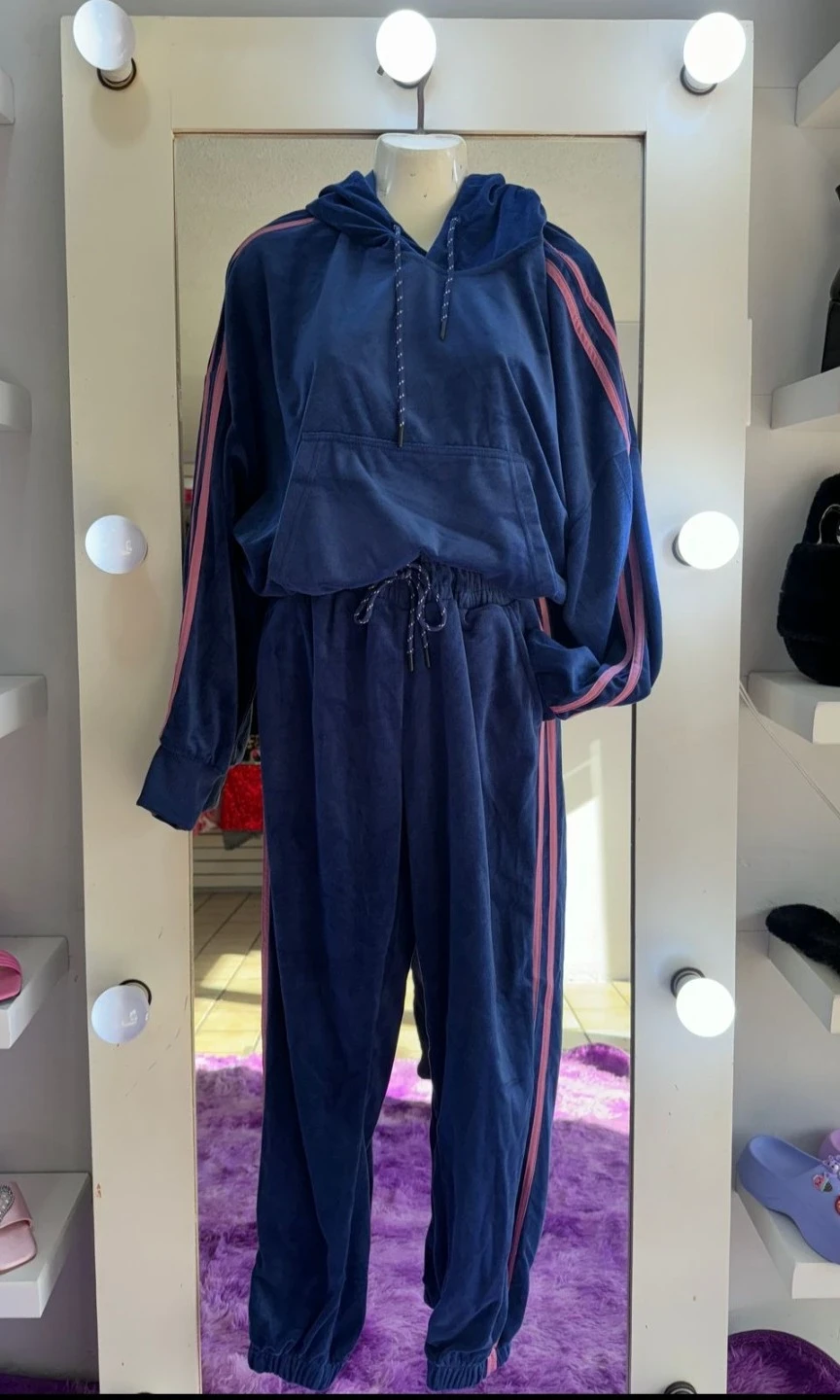 Mod. 401 Pants Azul/Rosa Roosevelt