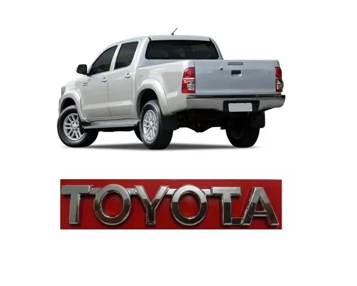 Letrero Toyota tapa trasera Hilux 2005/... / 1542