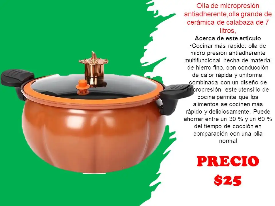Olla calabazaa de 7 litros  2