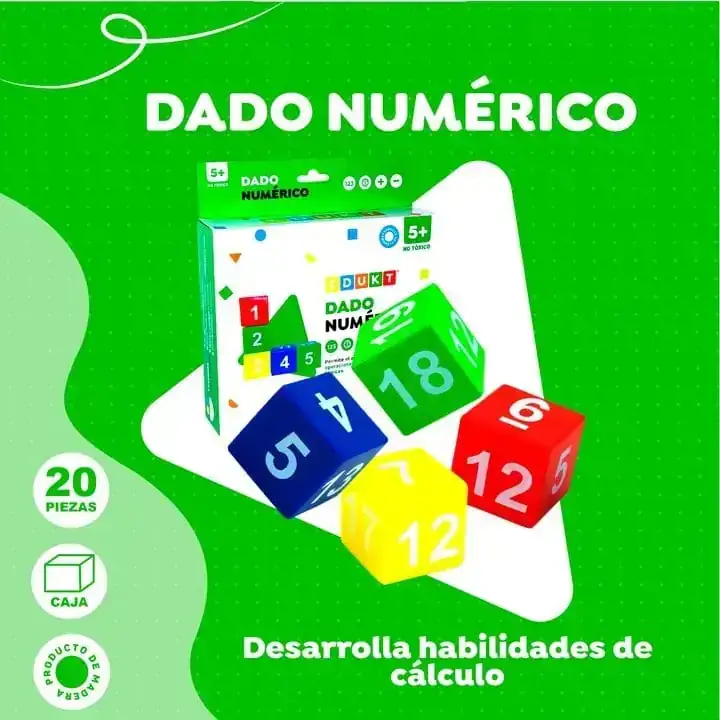 Dado númerico 20Pz (taper)
