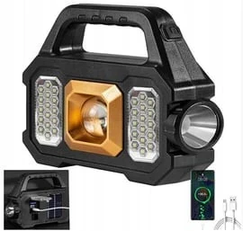 LÁMPARA SOLAR DE CAMPING PARA TURISTAS CON 16LEDS 1800 lúmenes
