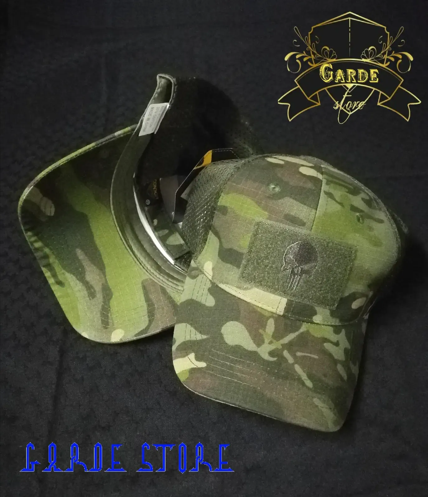 Gorra con bordado frontal. 