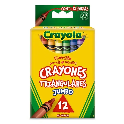 CRAYONES CRAYOLA TRIANGULAR JUMBO