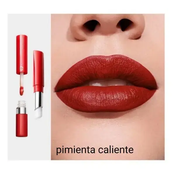Labial Colorfix Duo Tatto Tono Pimenta Caliente