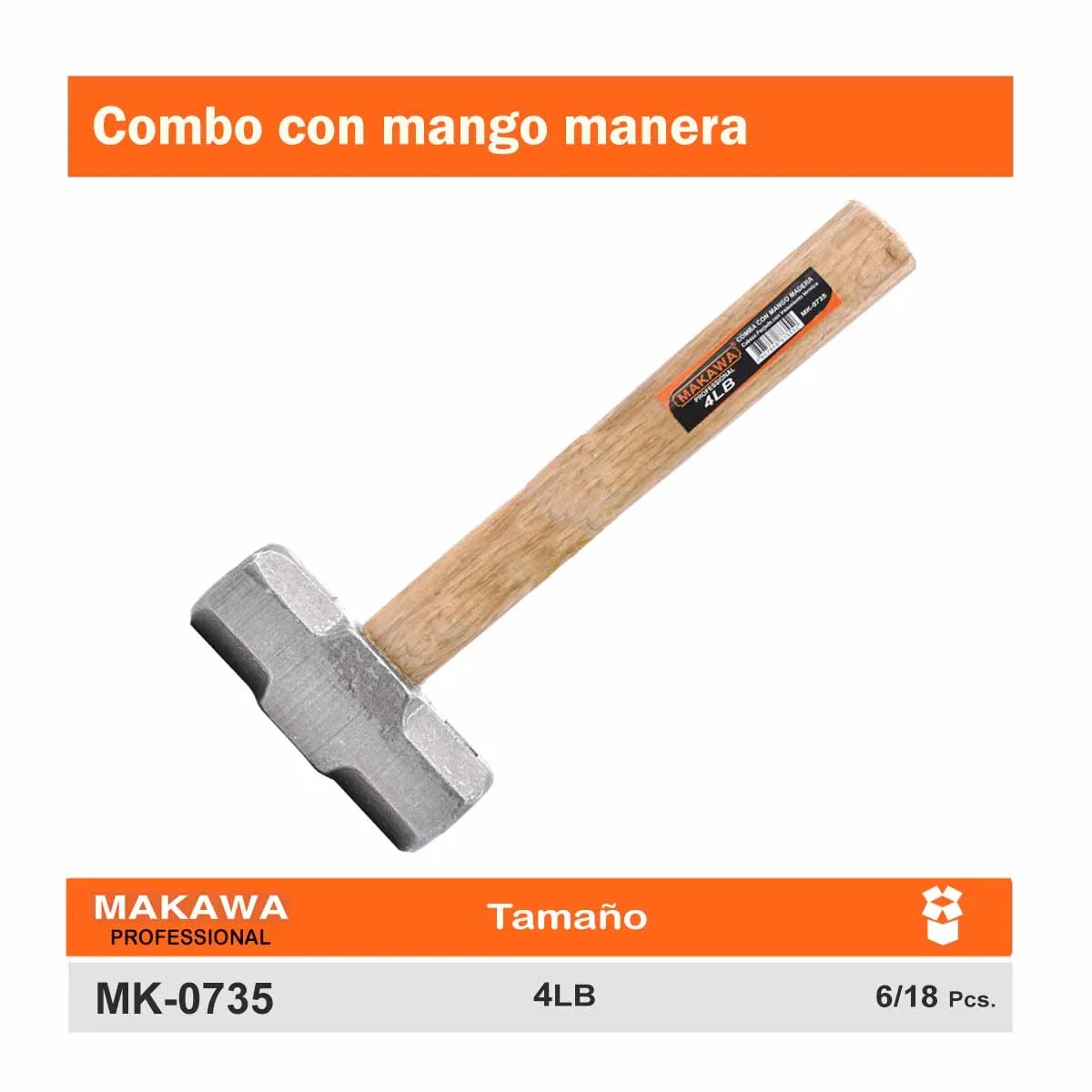 COMBO MANGO MADERA MKW 4 LB