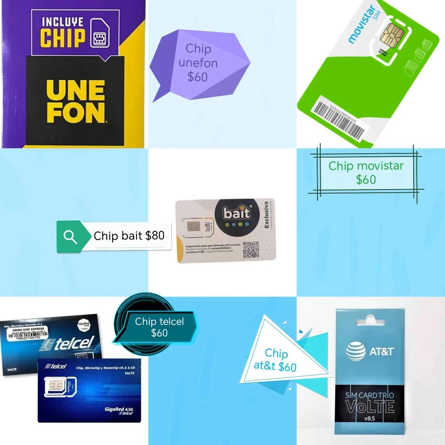 Chip telefonicas