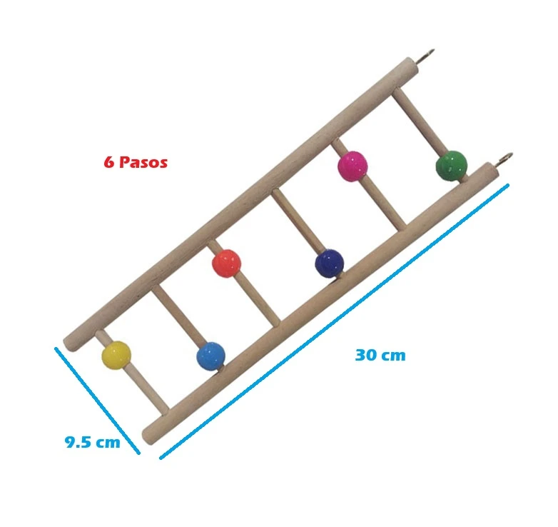 Escalera Colores 6 Pasos 30*9cm Eca-17 2