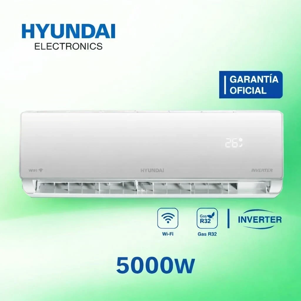 AIRE AC. HYUNDAI 5000W INVERTER FRIO/CALOR 