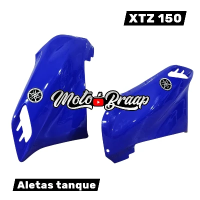 PL Xtz 150 Aletas tanque color azul (par) SPD TAT-1070