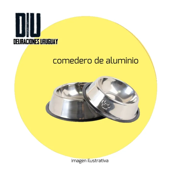 Comedero de aluminio 