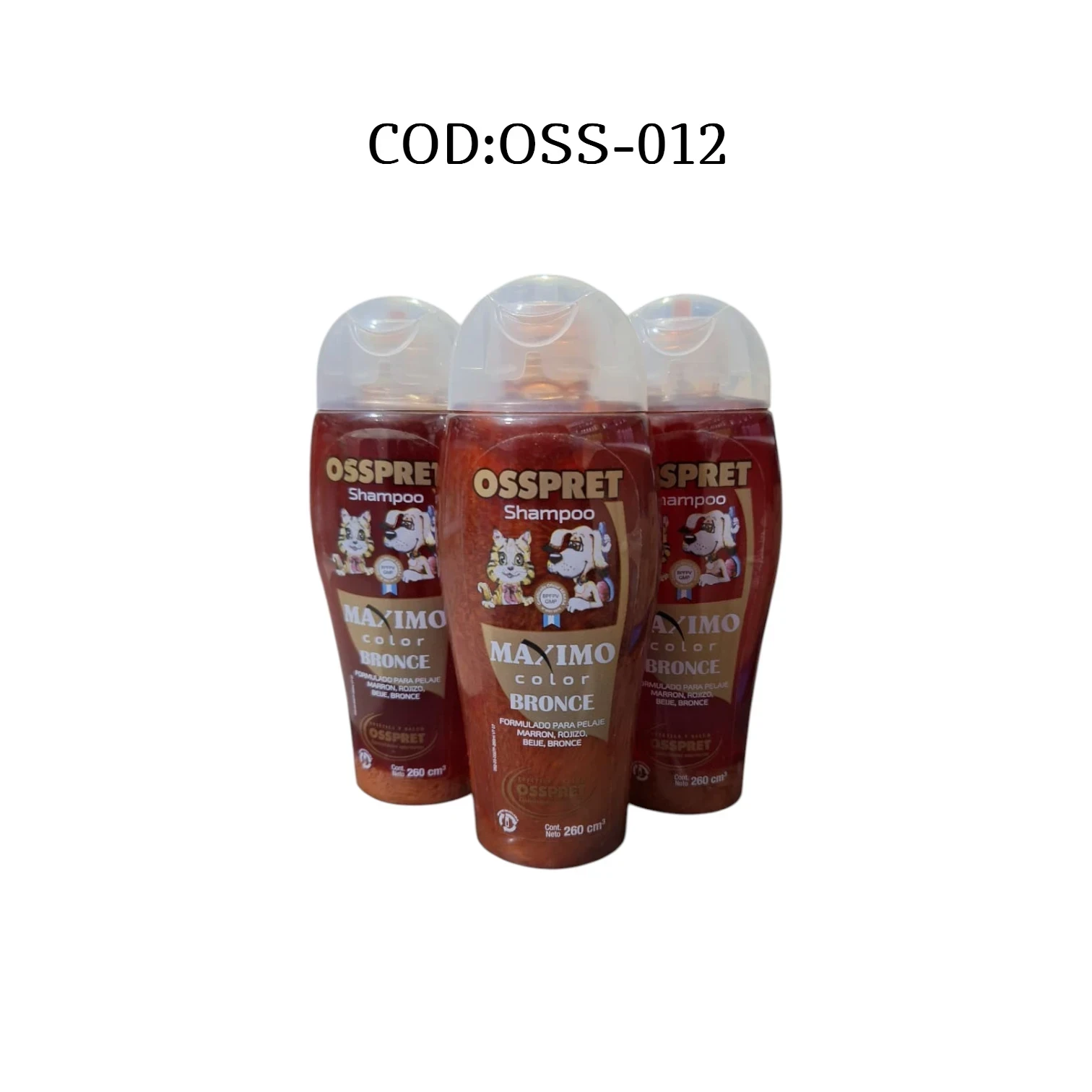 SHAMPOO OSSPRET MAXIMO COLOR MARRON