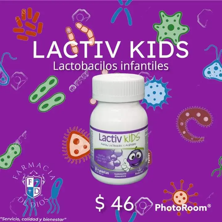 LACTIV KIDS ( Avena, lactobacilos y arandano) 