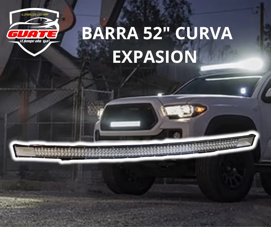 BARRA LED CURVA 52" PULGADAS LUZ BLANCA FIJA&nbsp;