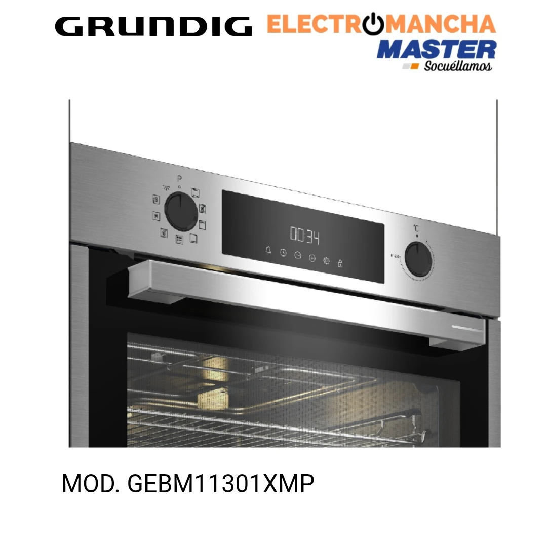 HORNO GRUNDIG GEBM11301XMP PIROLITCO 72 LITROS CLASE A+ 3
