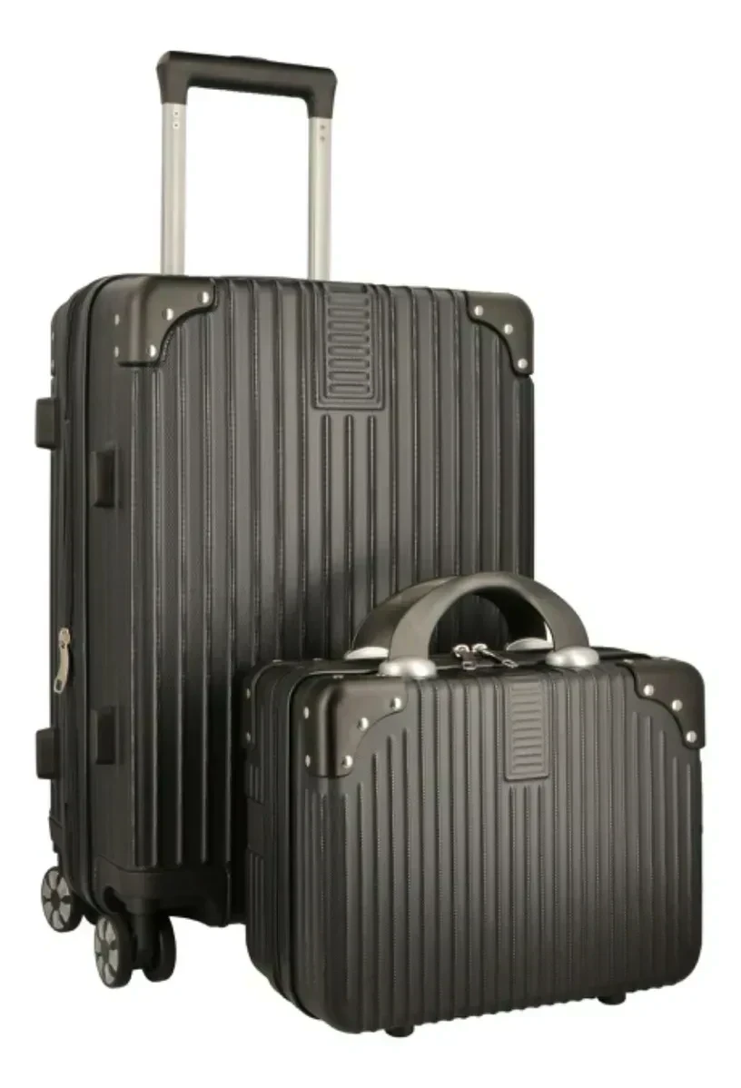 SET VALIJA CARRY ON 18" + NECESER BEAUTY RIGÍDO 8