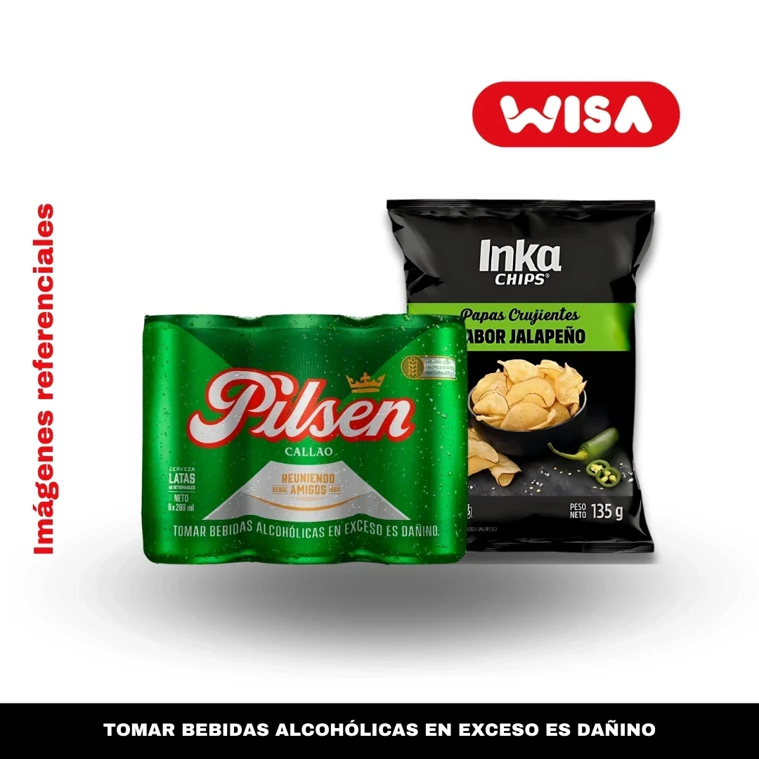 Combo Cerveza Pilsen + Inka Chips
