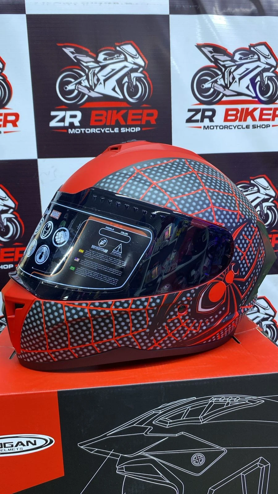 CASCO SOMAN INTEGRAL SPIDER-MAN
