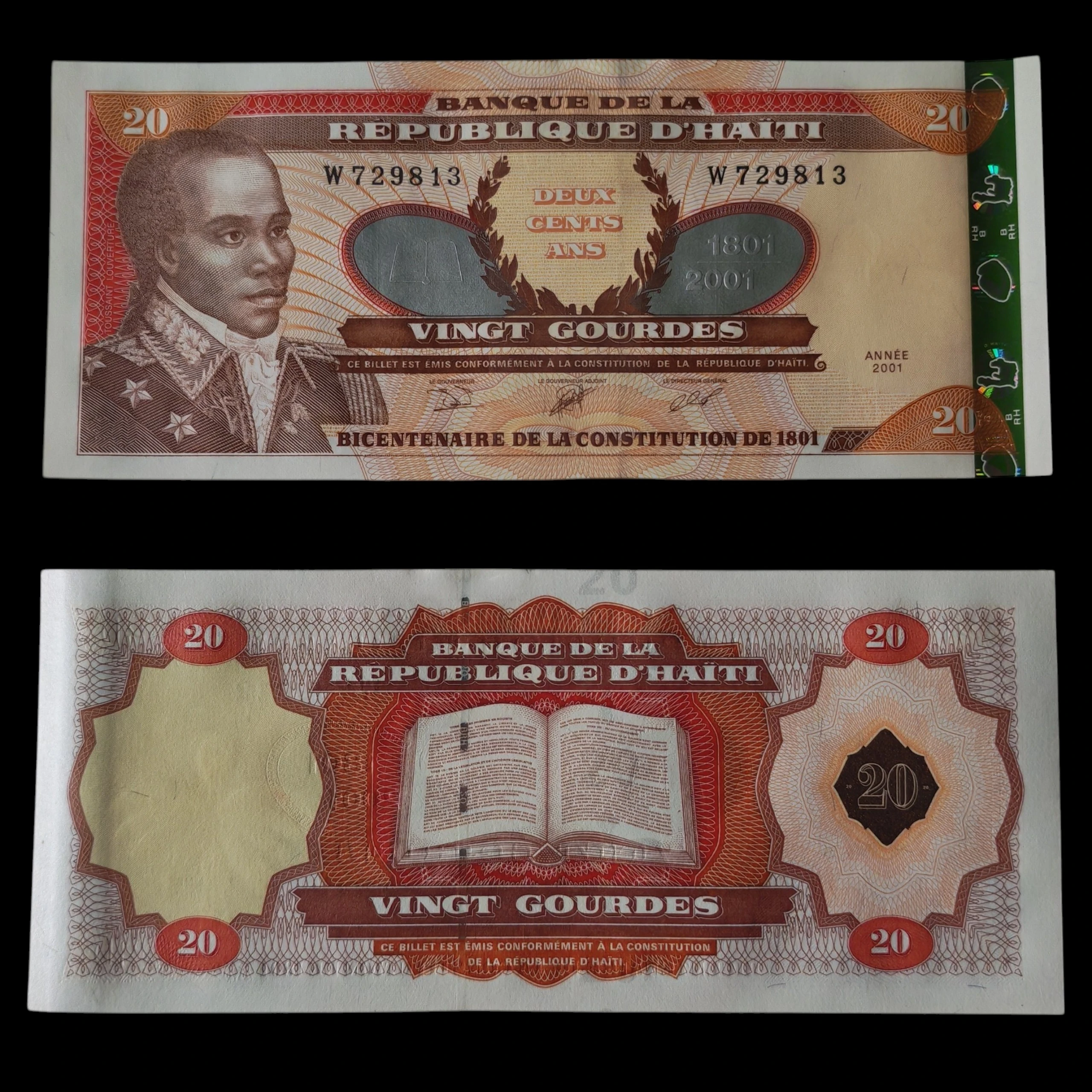 ° Haití 20 gourdes UNC
