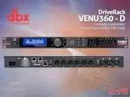 💥DriveRack VENU360 💥  PEDIDOS : 69442828  PEDIDOS POR MAYOR : 69482978   El VENU360 proporciona todo el procesamiento y la flexibilidad que necesita entre su mezclador y amplificadores para optimizar y proteger sus altavoces. Con los últimos avances en los algoritmos AutoEQ™ y AFS™ patentados de dbx, canales de entrada adicionales, control de Ethernet a través de un dispositivo Android,® iOS,® Mac® o Windows® y asistentes actualizados, DriveRack VENU360 continúa el legado de DriveRack de gran procesadores de gestión de altavoces asequibles, potentes y potentes para toda una nueva generación.  AUTOEQ™  El nuevo algoritmo AutoEQ mejorado garantiza una experiencia de ecualización automática extremadamente precisa, rápida y no intrusiva.  Con un micrófono RTA que "escucha" su habitación, el algoritmo DriveRack VENU360 AutoEQ actualizado establece los niveles de los altavoces y el ecualizador de la habitación automáticamente en cuestión de segundos mediante barridos sinusoidales. Esto significa que los ajustes de la sala ahora se pueden hacer muy rápidamente, sin someter a la audiencia a largas y molestas transmisiones de ruido rosa.  El AutoEQ ahora se encuentra en la etapa de procesamiento de salida, lo que significa que las secciones independientes de un sistema se pueden ecualizar automáticamente. ¡Esto permite que AutoEQ se use en el sistema FOH, así como en los monitores de escenario, las zonas y los retrasos de la torre!  ELIMINACIÓN DE RETROALIMENTACIÓN AFS™ MEJORADA  Algoritmo AFS™ mejorado para una eliminación de retroalimentación más rápida y precisa, sin afectar negativamente el tono de su sistema.  Nada aleja al público como los comentarios de audio molestos y potencialmente dolorosos. Afortunadamente, los ingenieros de dbx han revisado su ya estelar algoritmo de supresión de retroalimentación avanzada y lo han hecho funcionar aún mejor. El DriveRack VENU360 escucha y anticipa la retroalimentación y la elimina automáticamente antes de que tenga la oportunidad, sin alterar nunca su sonido.  FUNCIONES DE CONFIGURACIÓN DEL ASISTENTE ACTUALIZADAS  Los asistentes actualizados facilitan la configuración inicial, al tiempo que garantizan que las afinaciones de los altavoces y otras configuraciones estén actualizadas.  Las funciones de asistente en el DriveRack VENU360 lo guían a través de procesos sencillos paso a paso para ayudarlo a aprovechar al máximo su sistema de altavoces. Los asistentes lo ayudan a configurar el enrutamiento, el equilibrio de nivel, AutoEQ, la supresión de retroalimentación avanzada y brindan acceso a afinaciones de altavoces actualizadas, disponibles para la mayoría de las principales marcas de altavoces. La adición de un asistente de monitor facilita la configuración y optimización de los monitores de escenario.  CONTROL MÓVIL  Conéctese al DriveRack VENU360 a través de su red local con su dispositivo Android, iOS, Mac o Windows para personalizar el sonido de su sistema de altavoces para que suene y funcione de manera óptima. La aplicación le permite manipular directamente el compresor, el ecualizador gráfico, el ecualizador paramétrico, la configuración de cruce, los perfiles de los altavoces y más con su interfaz gráfica de usuario atractiva y fácil de usar. 3
