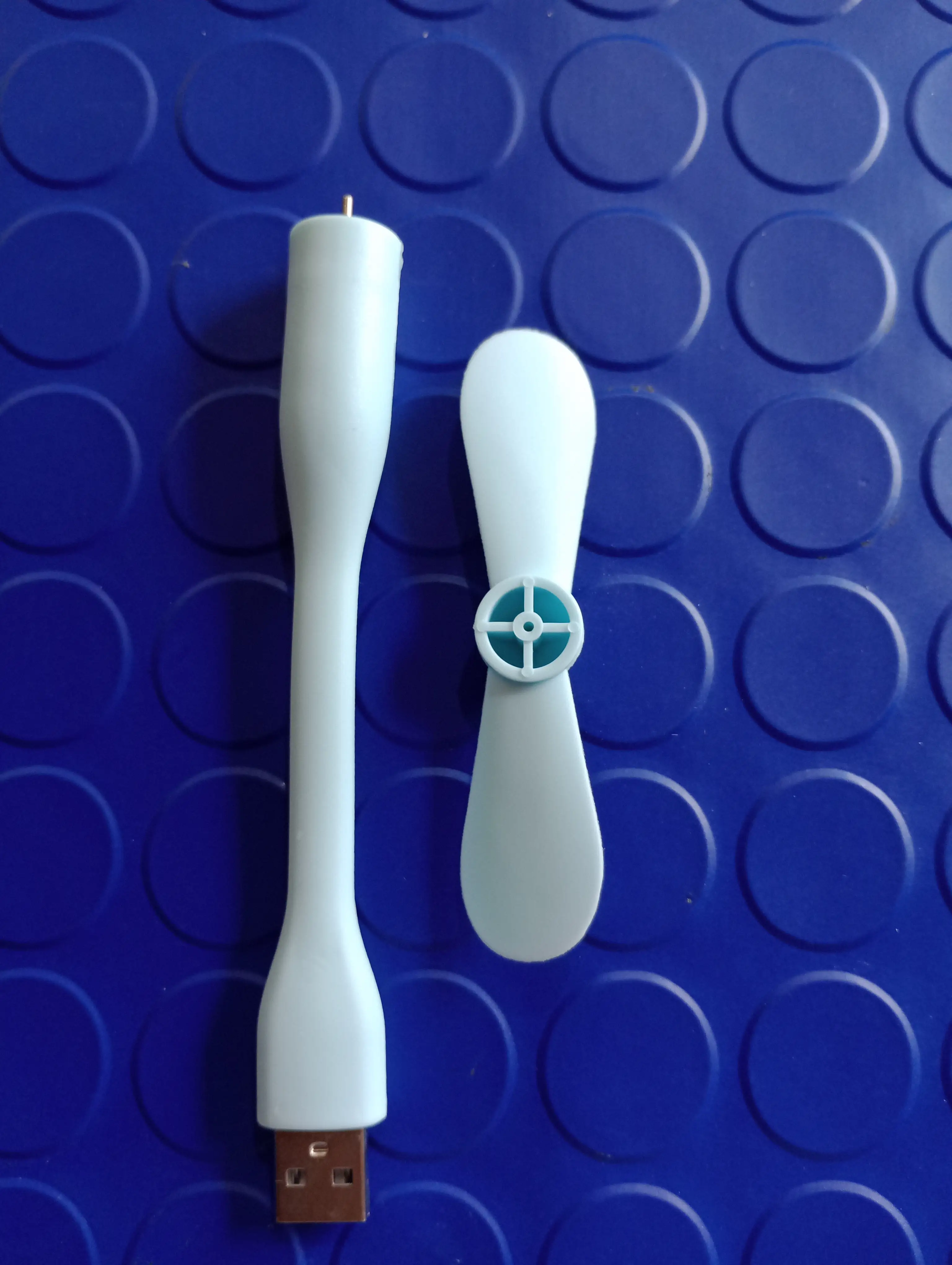 Ventilador usb flexible silicona para cargador notebook celulares 