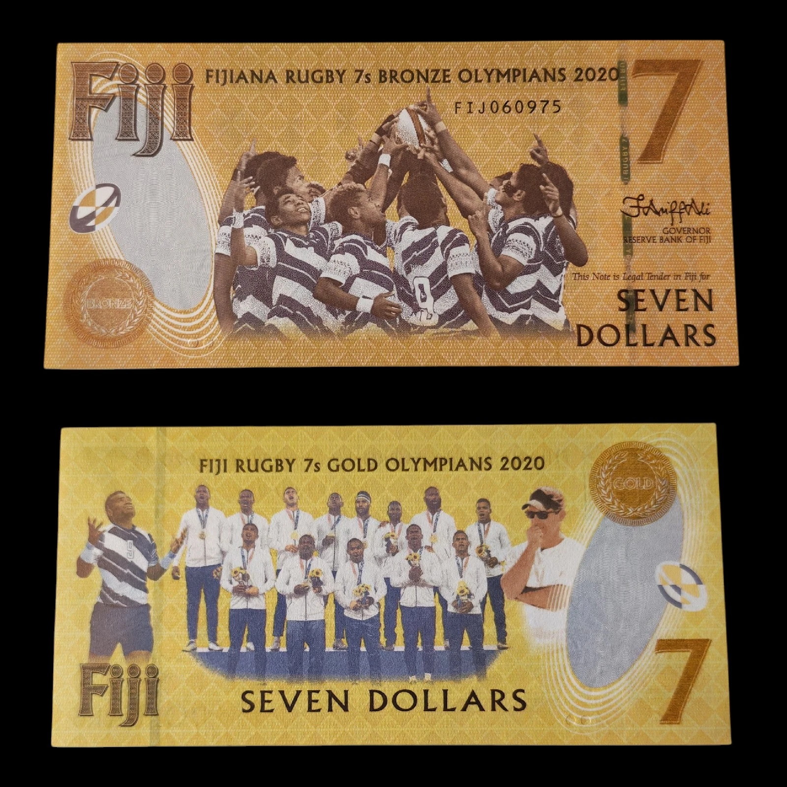 ° Fiji 7 Dolares UNC