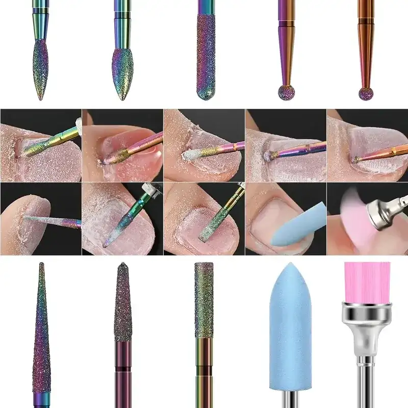 KIT DE BROCAS PARA DRILL DE UÑAS  4