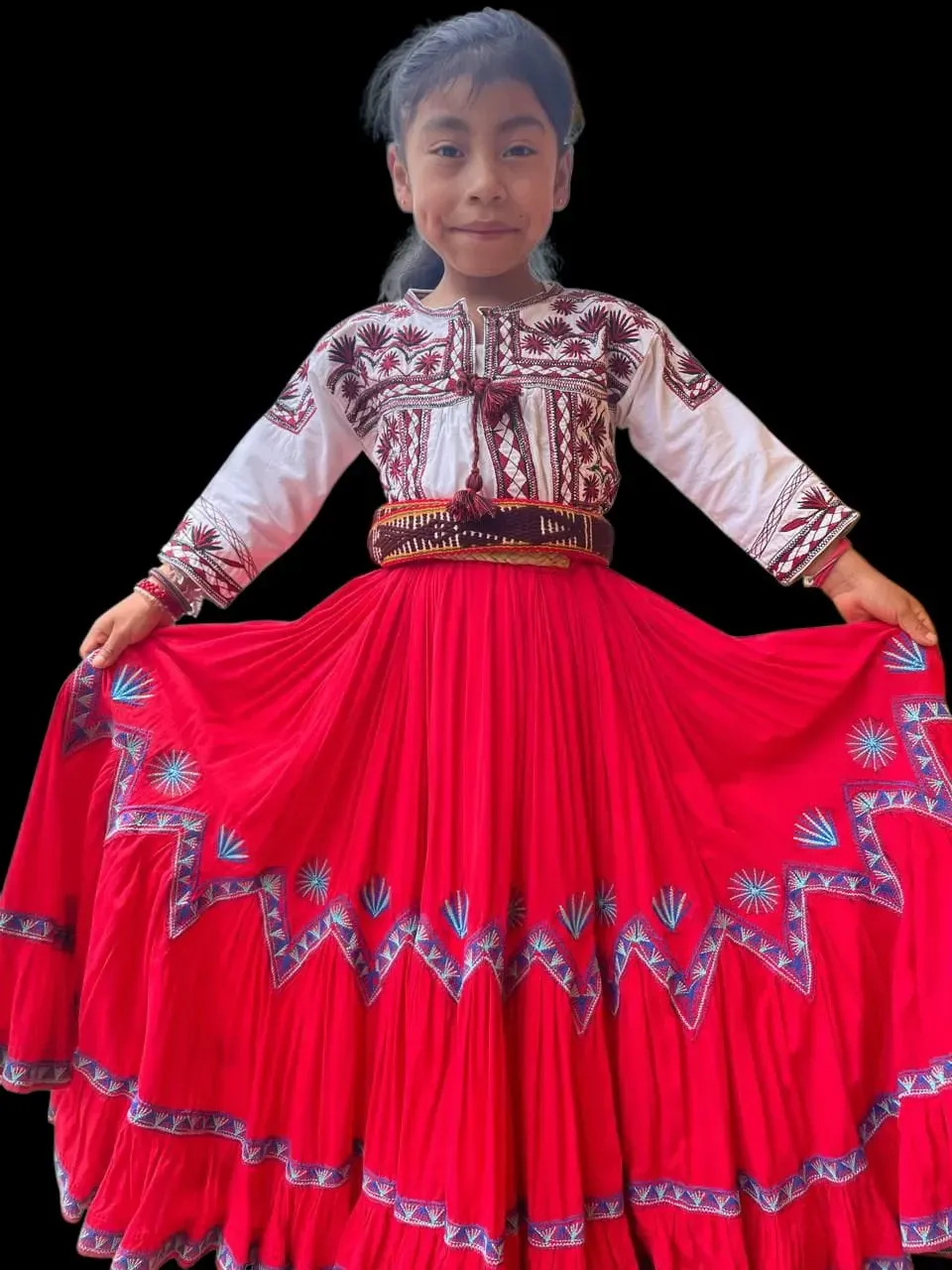 traje tipico para niñas de 10 a 12 años 