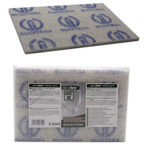 Paste de fibra blanca de alta calidad para superficies delicadas.