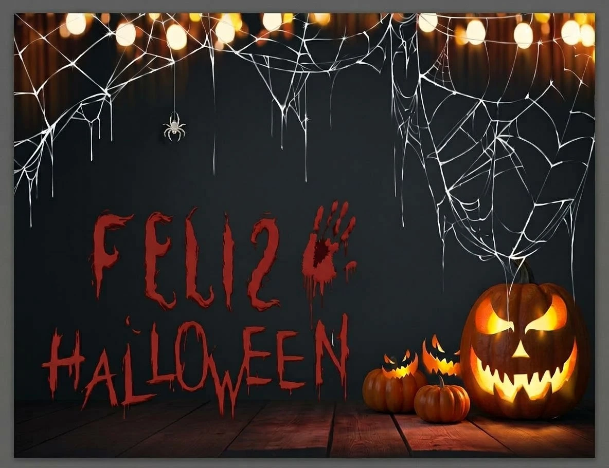 Telon decorativo para fondo de fiesta 70x100cm Halloween  5