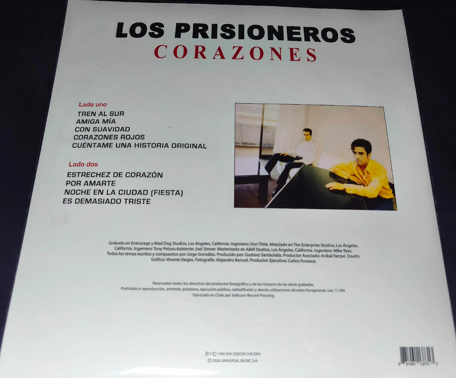 Los Prisioneros - Corazones (VINILO PICTURE DICS)(CHILE) 3