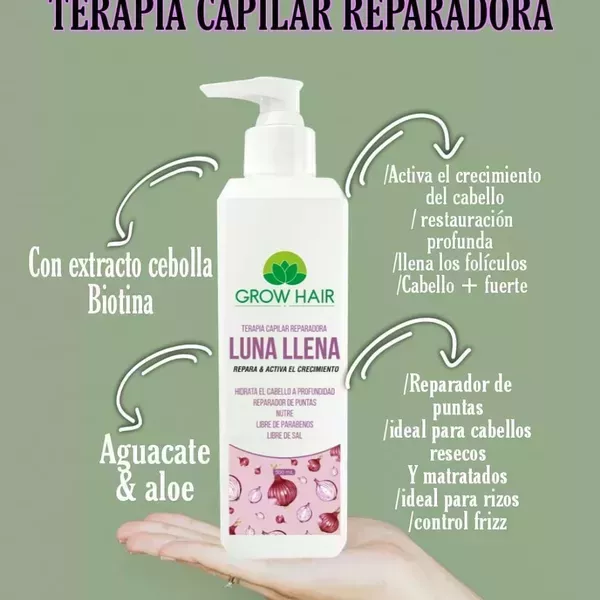 Terapia luna llena cebolla & biotina 500ml