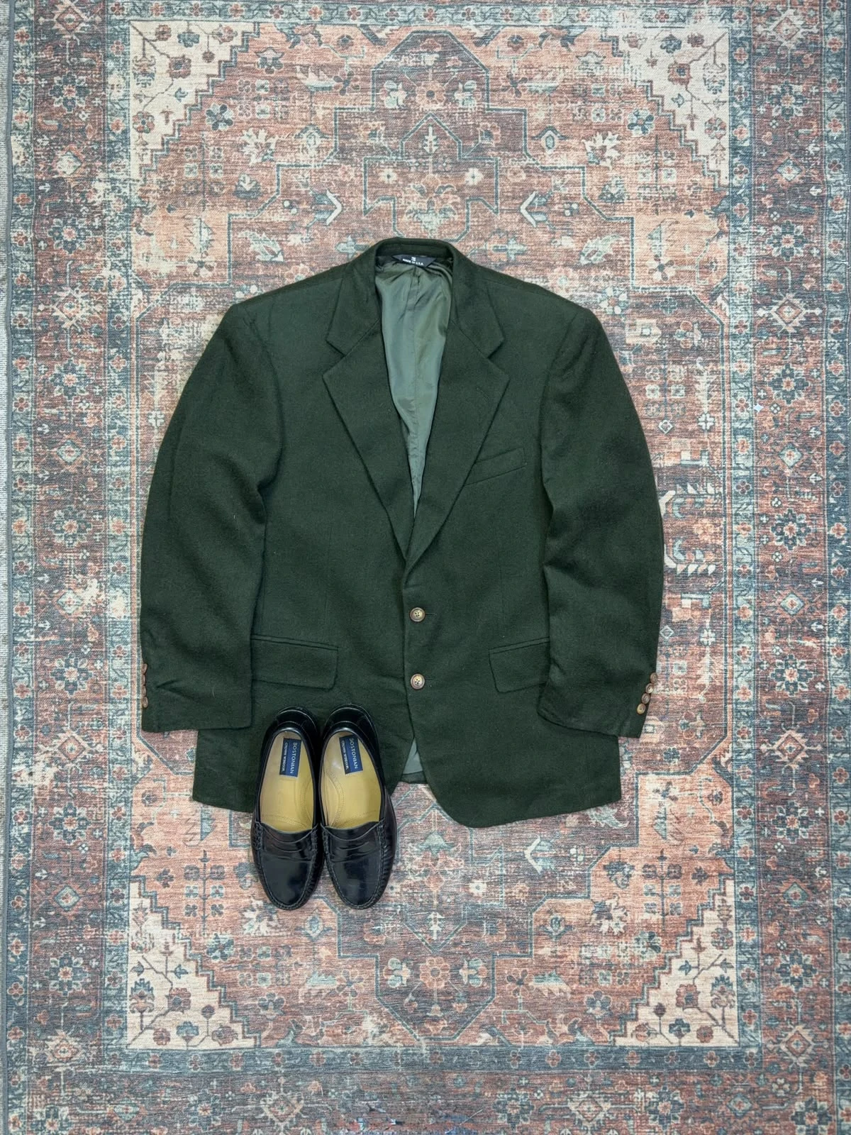 CHAPS RALPH LAUREN VINTAGE CAMEL HAIR BLAZER 2