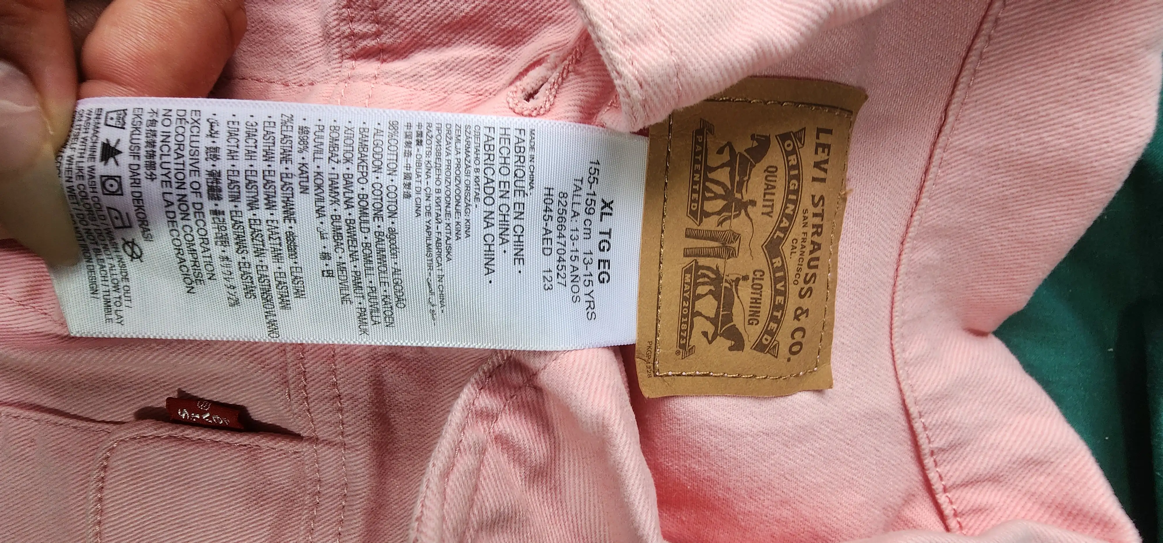 Chamarra mezclilla Rosa 3