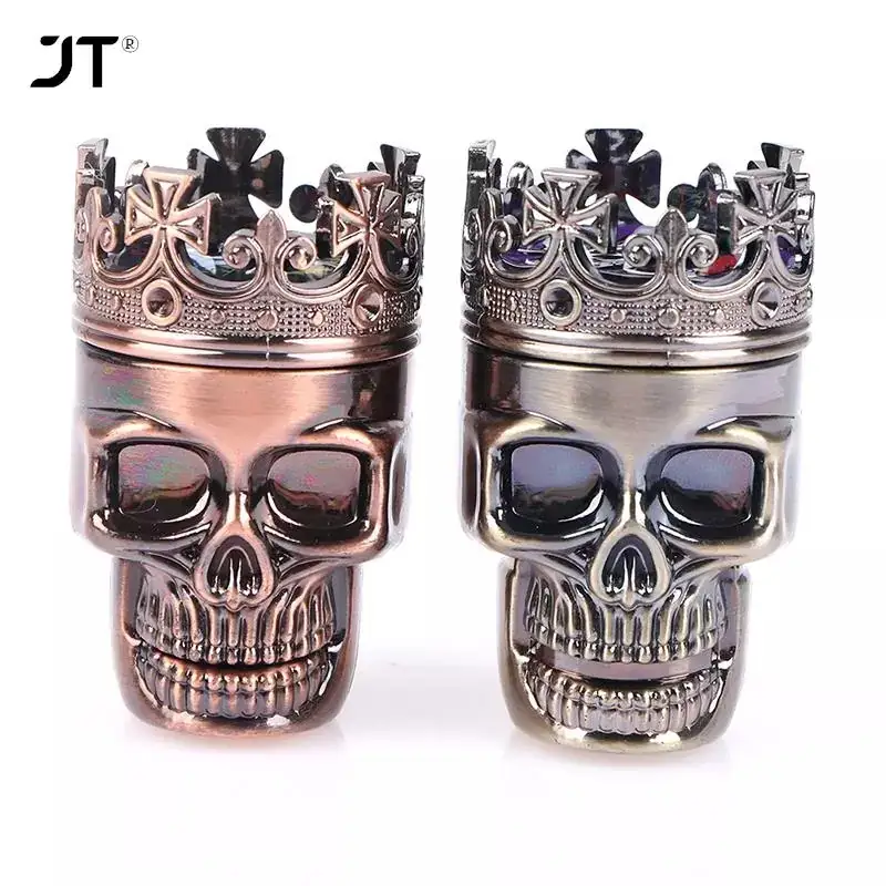 Molinillo de especias clásico King Skull de 3 capas. 3