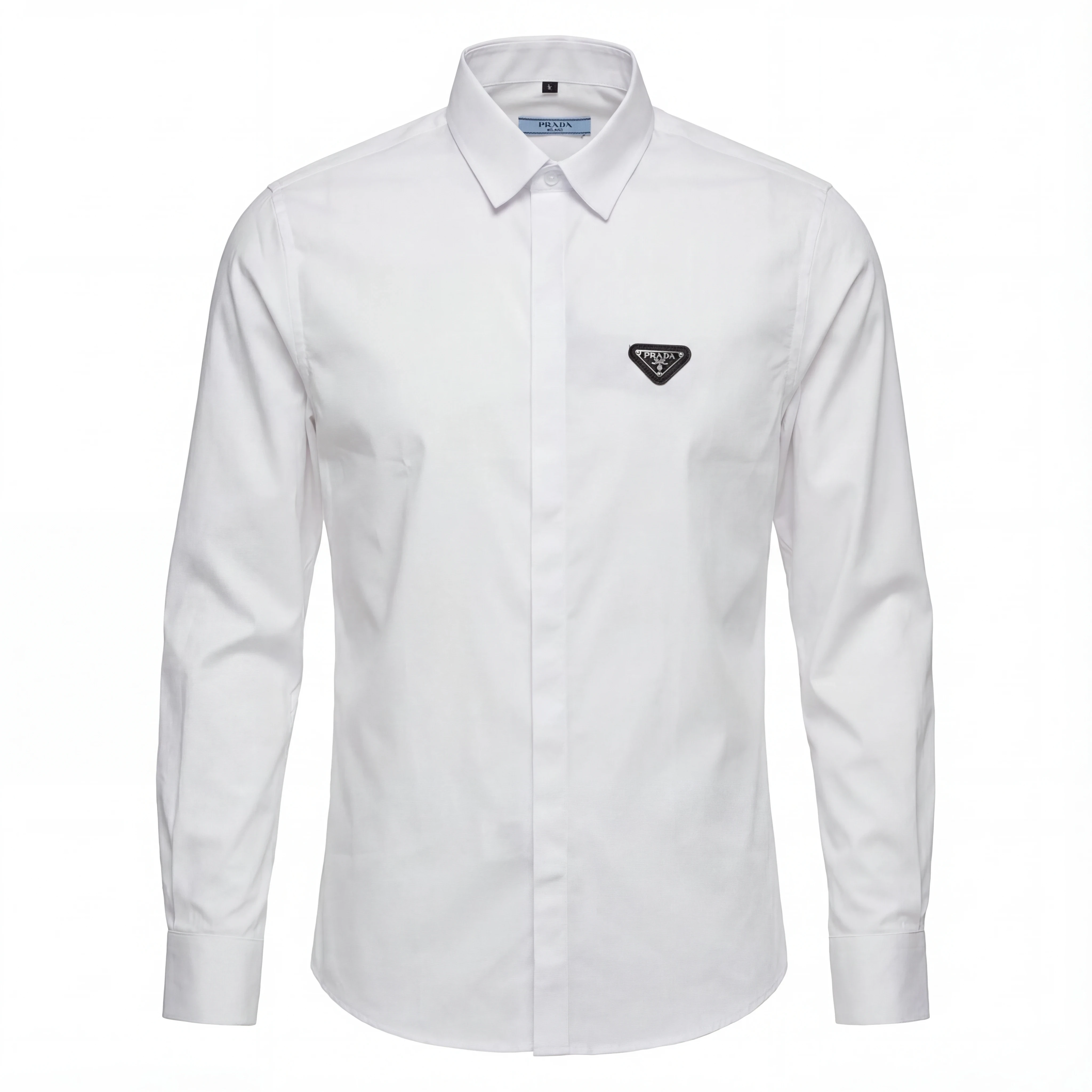 Camisa Manga Larga Prada Blanca
