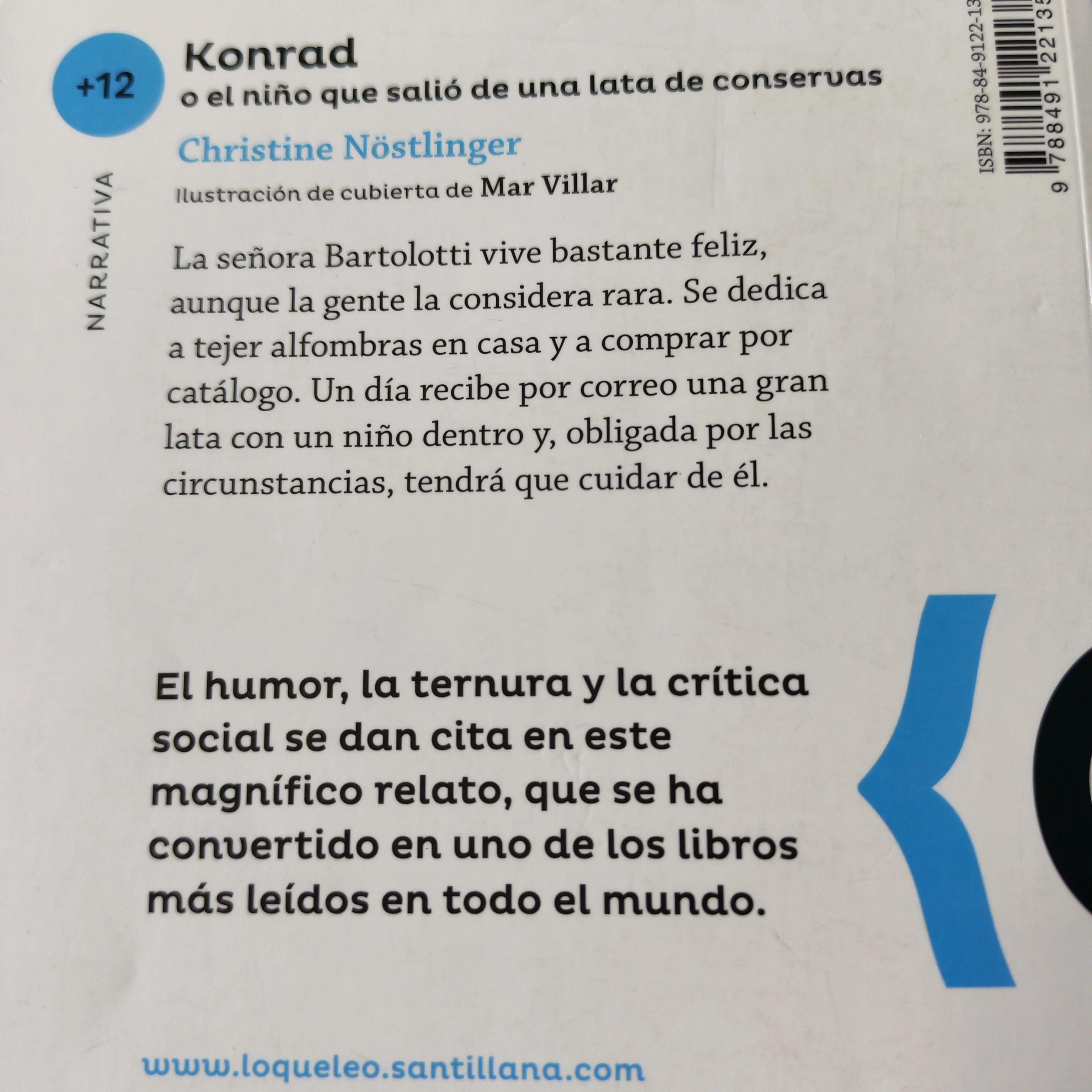 Konrad o el niño que salió de una lata de conservas, Christine Nostlinger 2