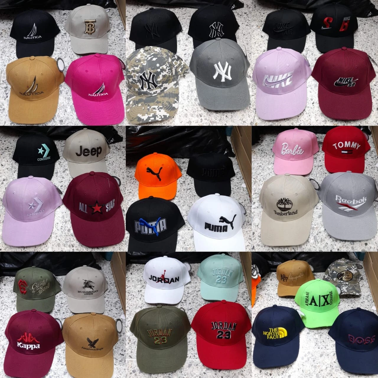 Gorra bordada