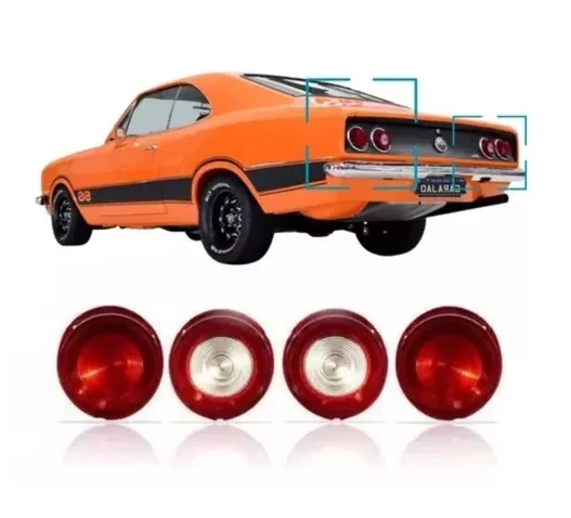 Kit tapa Stop trasero Chevrolet Opala / Caravan 1970-1979