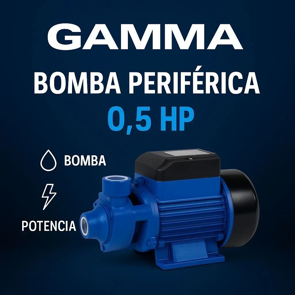 BOMBA PERIFÉRICA GAMMA 0.5HP